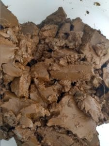Recyclable sludge after ferrodecont-process